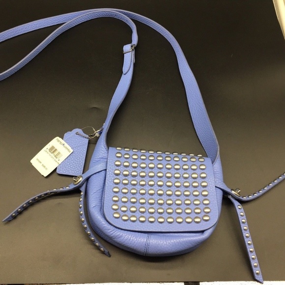 Coach LCQR Periwinkle Rivet Flap DAKOTAH Purse
